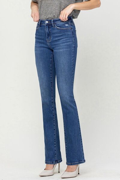 Vervet by Flying Monkey High Waist Bootcut Jeans - Grace Ann Faith Boutique - Official Online Boutique 