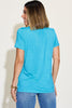 Basic Bae Full Size V-Neck High-Low T-Shirt - Grace Ann Faith Boutique - Official Online Boutique 