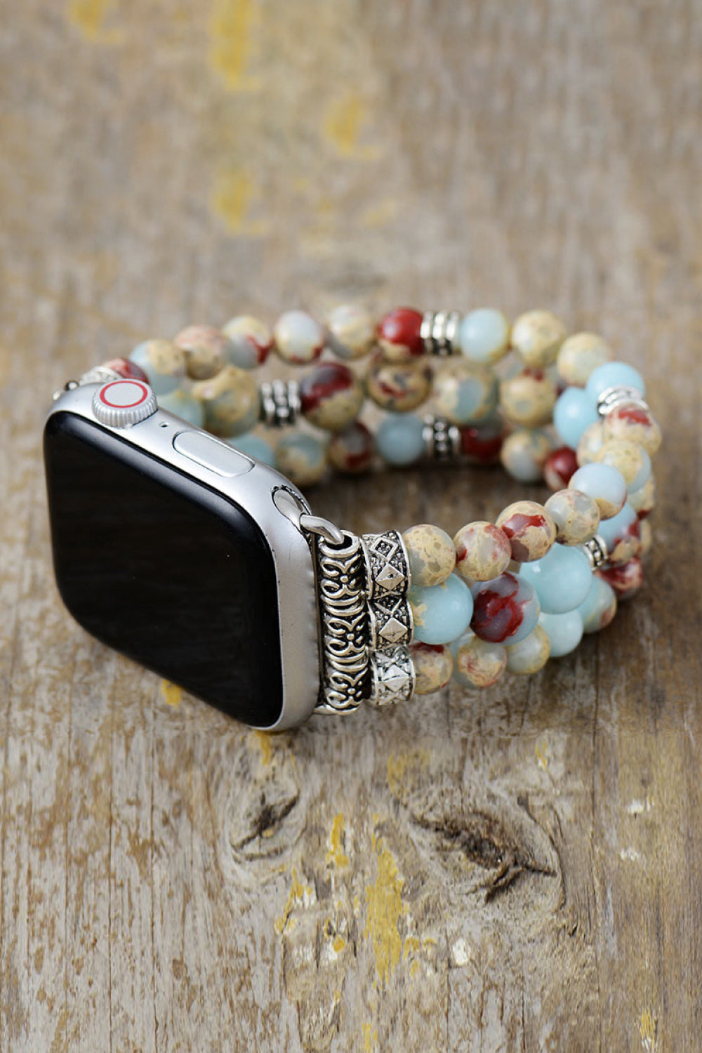 Synthetic Imperial Jasper Beaded Watchband Bracelet - Grace Ann Faith Boutique - Official Online Boutique 