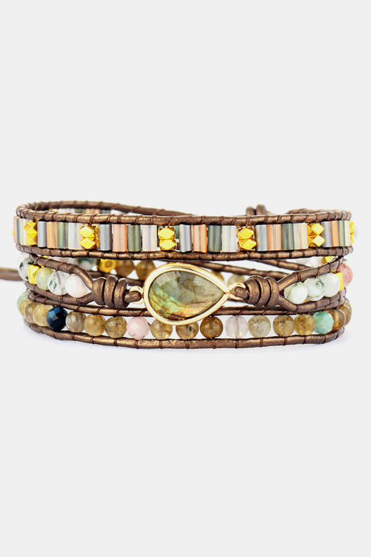 Handmade Triple Layer Beaded Bracelet - Grace Ann Faith Boutique - Official Online Boutique 