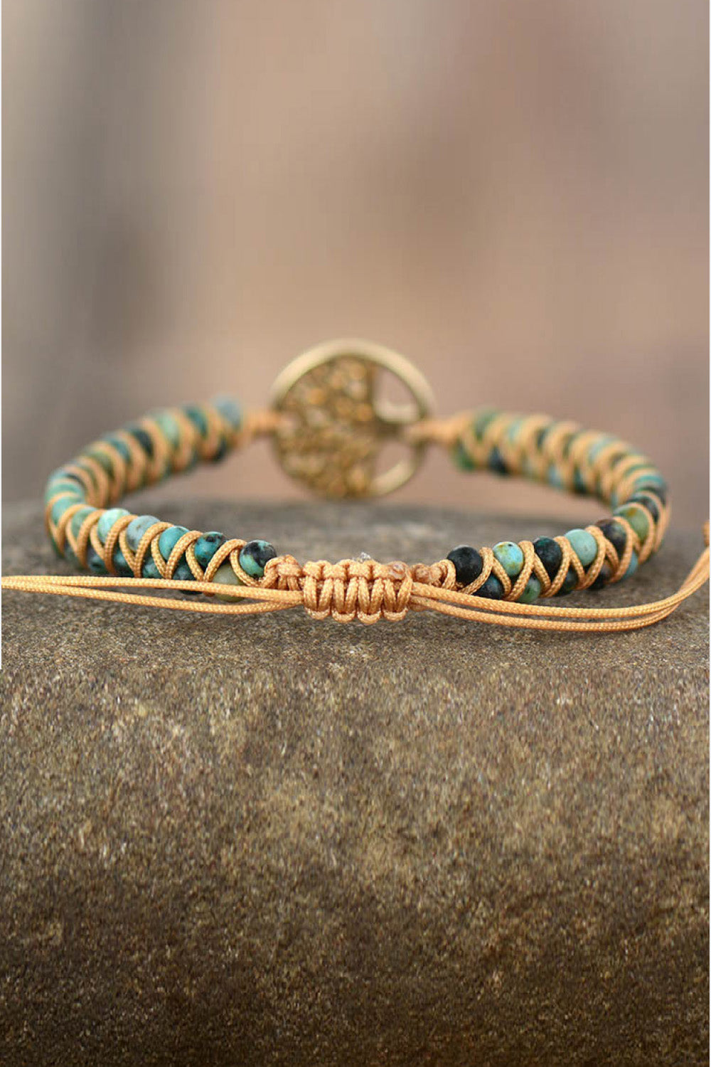 Handmade Tree Shape Beaded Copper Bracelet - Grace Ann Faith Boutique - Official Online Boutique 