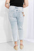 Vervet by Flying Monkey Stand Out Full Size Distressed Cropped Jeans - Grace Ann Faith Boutique - Official Online Boutique 